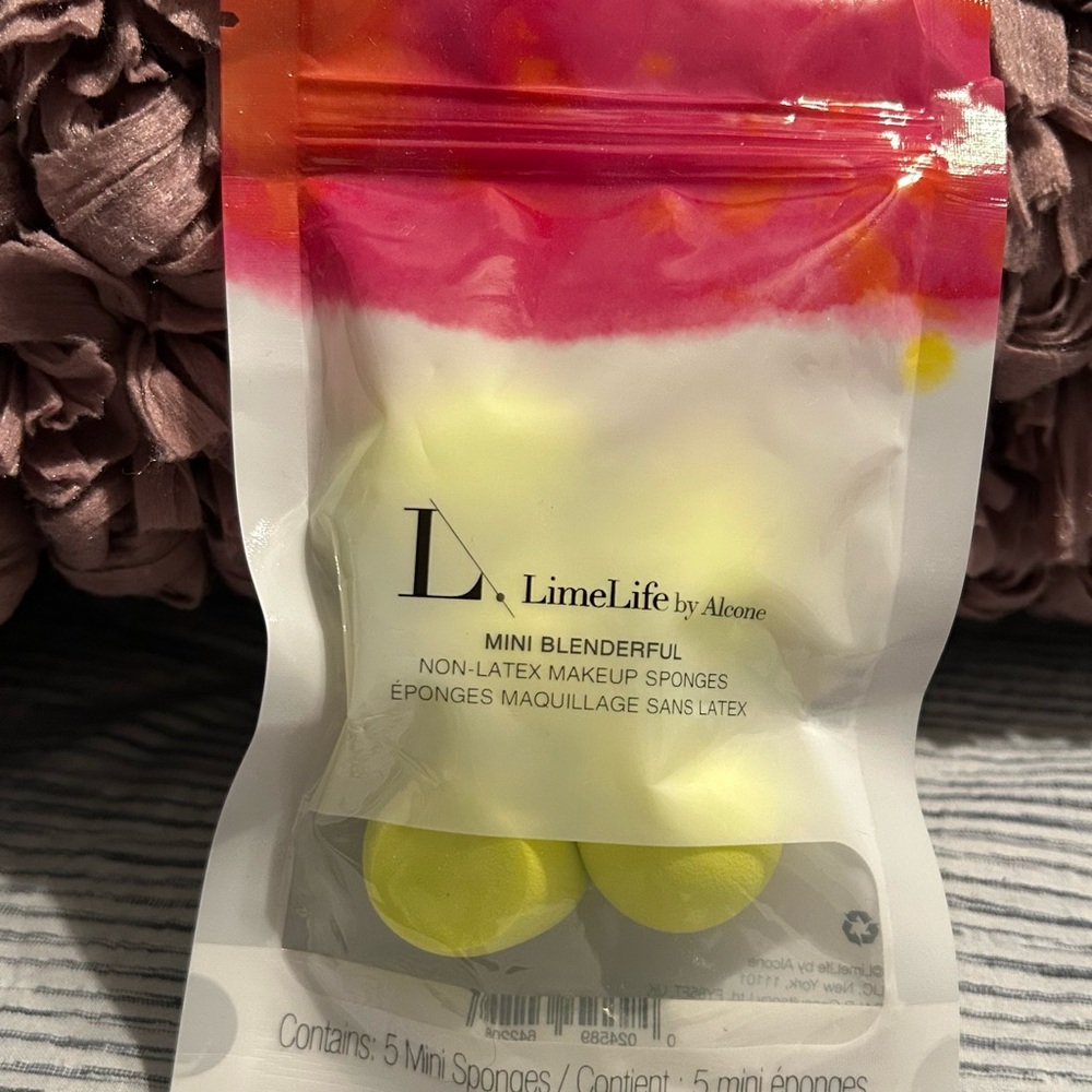 Vibrant Yellow Makeup Blending Sponges